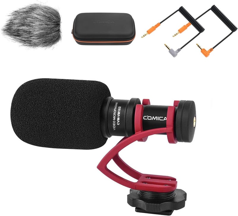 Comica CVM-VM10II Full Metal Compact On Camera Cardioid Directional Mini Shotgun Video Microphone - Image 1
