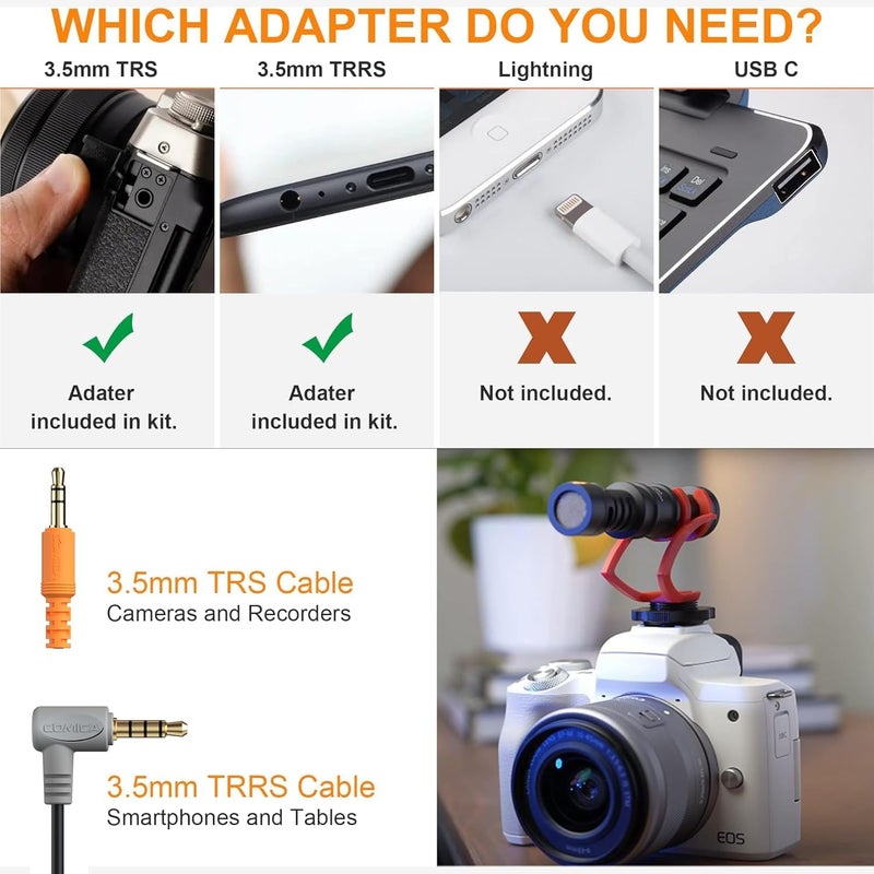 Comica CVM-VM10II Full Metal Compact On Camera Cardioid Directional Mini Shotgun Video Microphone - Image 3