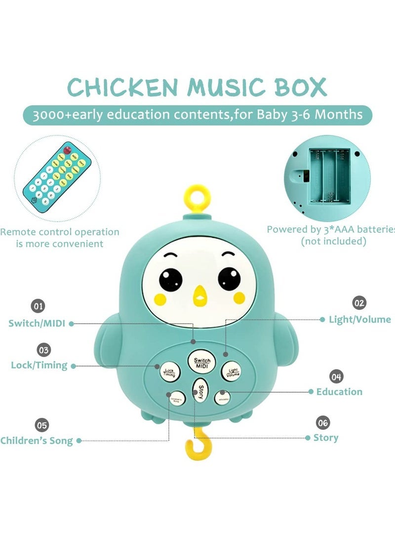 Captaintech Hanging toys for babies cot with music and remote control - Image 3