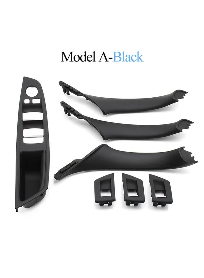 Model A Beige Carbon Fiber Car Door Pull Handle Cover Trim For 5 Series F10 F11 - Image 5