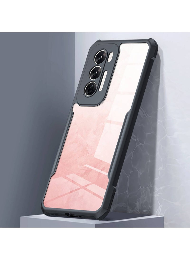 For OPPO Reno 12 Cover, Camera Lens Protection Case, TPU Shockproof Airbags Bumper Mobile Phone Back Cover, Anti-Yellowing Slim Fit Protective Casing - Image 5