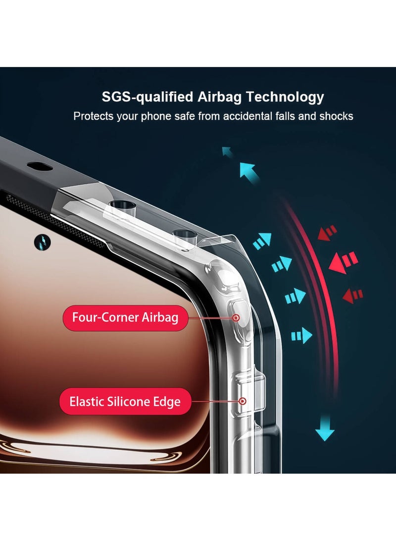For OPPO Reno 12 Cover, Camera Lens Protection Case, TPU Shockproof Airbags Bumper Mobile Phone Back Cover, Anti-Yellowing Slim Fit Protective Casing - Image 3