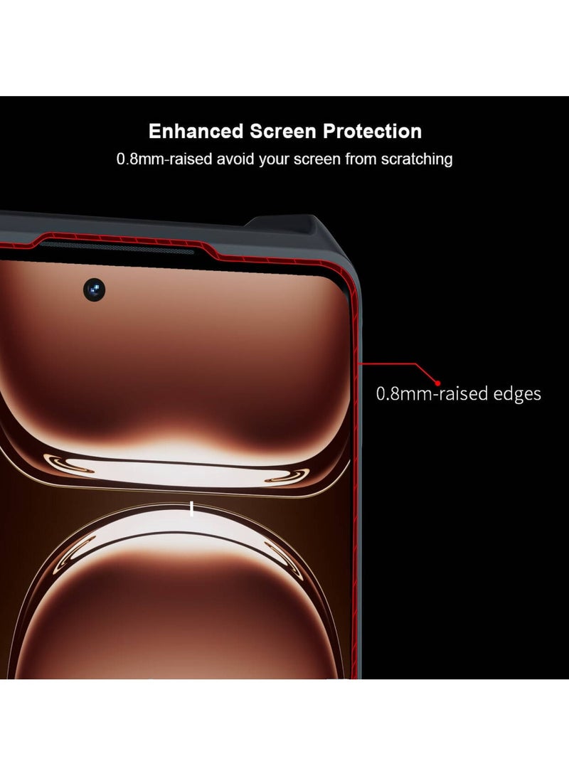 For OPPO Reno 12 Cover, Camera Lens Protection Case, TPU Shockproof Airbags Bumper Mobile Phone Back Cover, Anti-Yellowing Slim Fit Protective Casing - Image 2