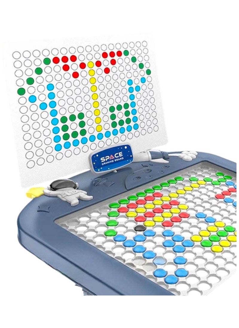 Toy Box - Magnetic Drawing Board, Large Doodle Board with Magnetic Pen and Beads For Kids, Magnetic Dot Art, Montessori Educational Preschool Toy - Image 1
