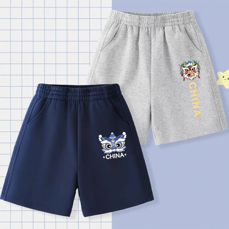 Boys' Summer Thin Shorts, New Style For Older Children, Outdoor Five-Point Shorts, Summer Casual Pants For Boys, Trendy Summer Wear - Image 3