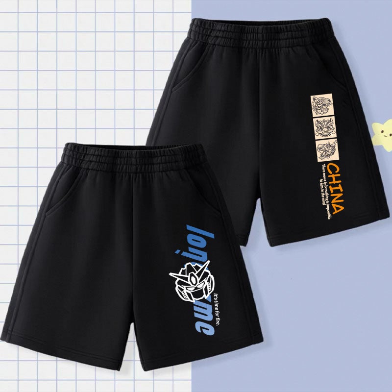 Boys' Summer Thin Shorts, New Style For Older Children, Outdoor Five-Point Shorts, Summer Casual Pants For Boys, Trendy Summer Wear - Image 1