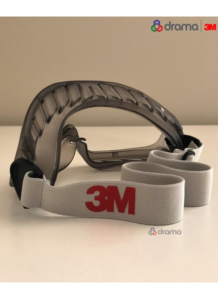 3M 2890SA – Full Covered Protective Work Safety Glasses without Vent  - Image 3
