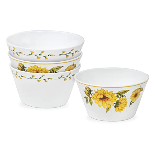 Clay Craft Imperial Collection Snack Bowl Set of 4-470 ml Each (Yellow Nikko Bowl) - Image 2