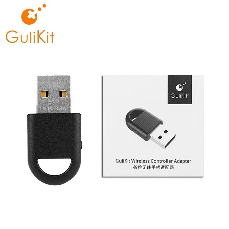 GuliKit Pc02 Wireless Controller Adapter, Black - Image 1