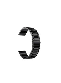 Generic Quick Release Stainless Steel Metal Replacement Straps 20mm Compatible With Amazfit Bip U Pro / Bip / Bip Lite / Bip S / Bip S Lite / Bip U Smartwatch  -Black  - Image 3