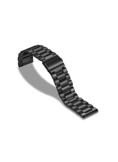 Generic Quick Release Stainless Steel Metal Replacement Straps 20mm Compatible With Amazfit Bip U Pro / Bip / Bip Lite / Bip S / Bip S Lite / Bip U Smartwatch  -Black  - Image 2