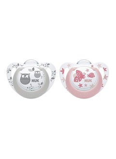 NUK Pack Of 2 Genius Silicone Baby Soother  - Image 1