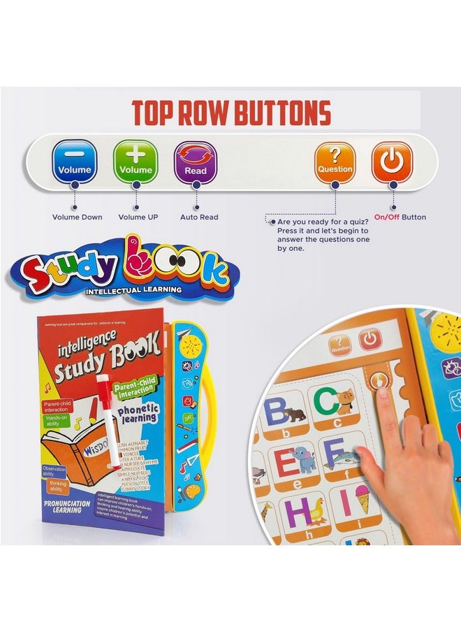 Goyal's Goyal's Intelligence Book Sound Book for Children, English Letters & Words Learning Book, Fun Educational Toys. Activities with Numbers, Shapes Learning Book for Toddlers  - Image 5