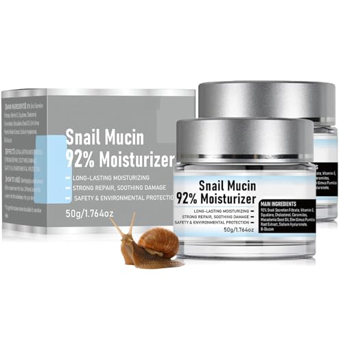 Peehss Snail Mucin 92% Moisturizer Daily Face Gel Cream, Crema de Baba de Caracol Original, Snail Secretion Filtrate Nourishing Cream, Moisturizer Face Cream Snail Mucin (2) - Image 1