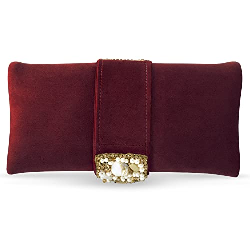 Peora Womens Retro Handbag, Maroon|Rakhi Rakshabandhan Gift for Sister Bhabhi, Gifts for Women - Image 5