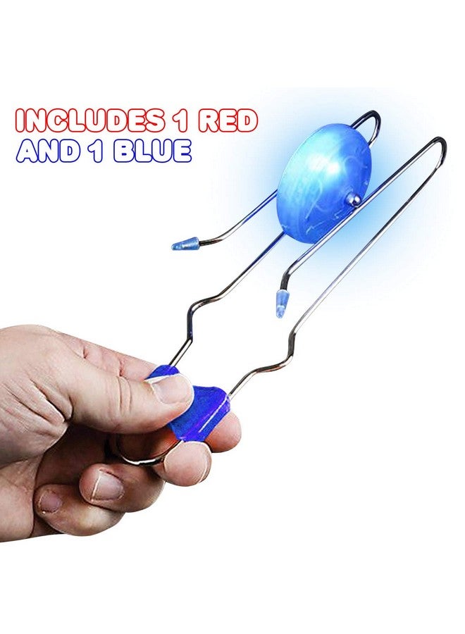 ArtCreativity Retro Light Up Gyro Wheels Toy- 2, 8.5 Inch Gyroscope Rail Twisters, Easter Basket Stuffers for Kids Classic Vintage Nostalgia Yoyo Sensory Fidget Toys, Gift for Boys & Girls 3+ - Image 4