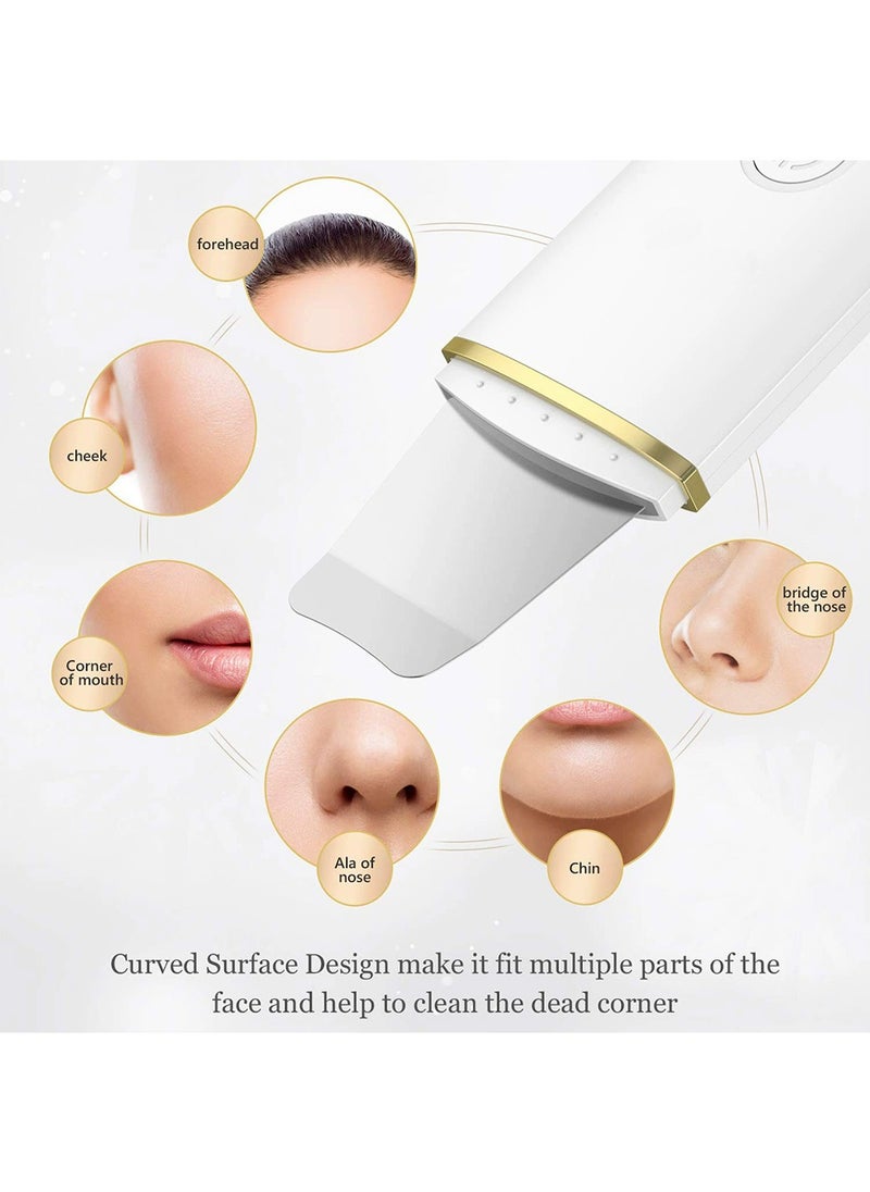 Generic Ultrasonic Skin Scrubber Vibration Face Spatula Blackhead Remover Facial Scrubber Shovel Clean Cavitation Peeling Facial Lifting  - Image 3