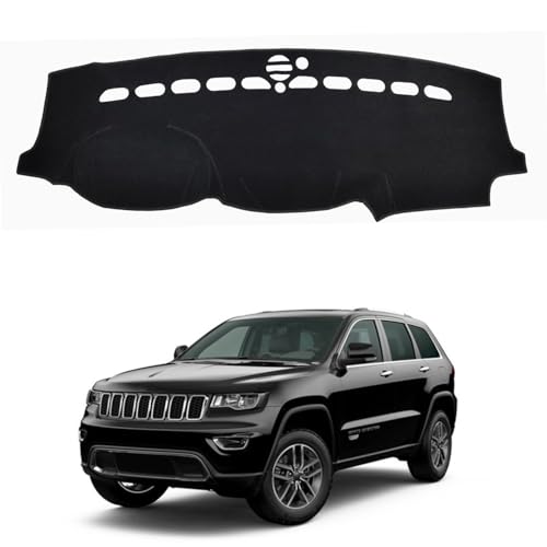 Partsable Dash Cover Mat for Jeep Grand Cherokee 2011-2019 2020 2021 Dashboard Cover Protector Interior Accessories Sunshade Anti Glare Pad Mat Carpet (NOT for Jeep Cherokee & Grand Cherokee L) - Image 1