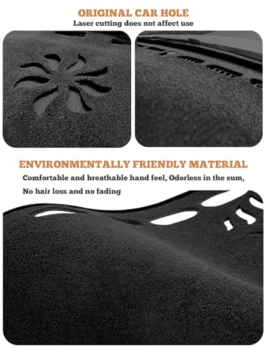 Partsable Dash Cover Mat for Jeep Grand Cherokee 2011-2019 2020 2021 Dashboard Cover Protector Interior Accessories Sunshade Anti Glare Pad Mat Carpet (NOT for Jeep Cherokee & Grand Cherokee L) - Image 5
