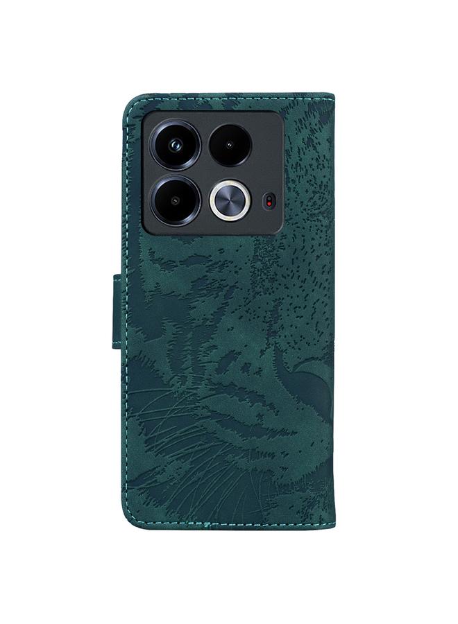 S-TOP Case For Infinix Note 40 4G Tiger Embossing Pattern Flip Leather Phone Case - Image 4