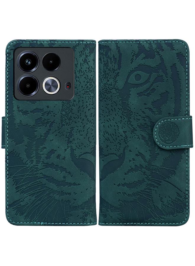 S-TOP Case For Infinix Note 40 4G Tiger Embossing Pattern Flip Leather Phone Case - Image 1