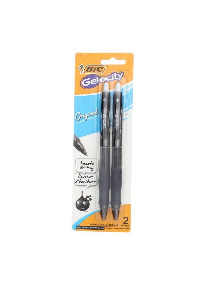 Bic Rlcp21Blk Black Velocity Gel Retractable Pen 2 Count - Image 3