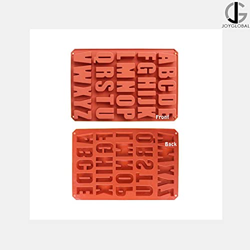 JoyGlobal Silicone Big A-Z Alphabets Chocolate Fondant Clay Marzipan Cake Decoration Mould (SOAP Weight Approx 30 Grams) - Image 4