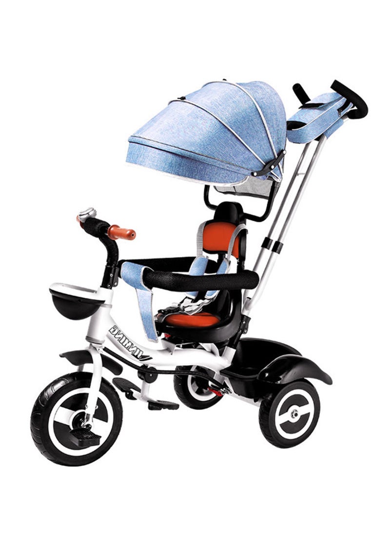 Sharpdo Tricycle for Kids, Folding 2-Way Swivel Seat for Baby and Toddler 1-6 Years Boys and Girls, Kids Bicycle with Adjustable Push, Handle,Removable  - Image 1