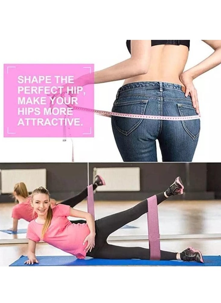 SportQ - SportQ Premium Resistance Band Set for Legs, Sit Up Band Set, Wide Hip Bands, Exercise Resistance Bands, Non-Slip Elastic Belt Loops (Set of 3)multicolor - Image 1