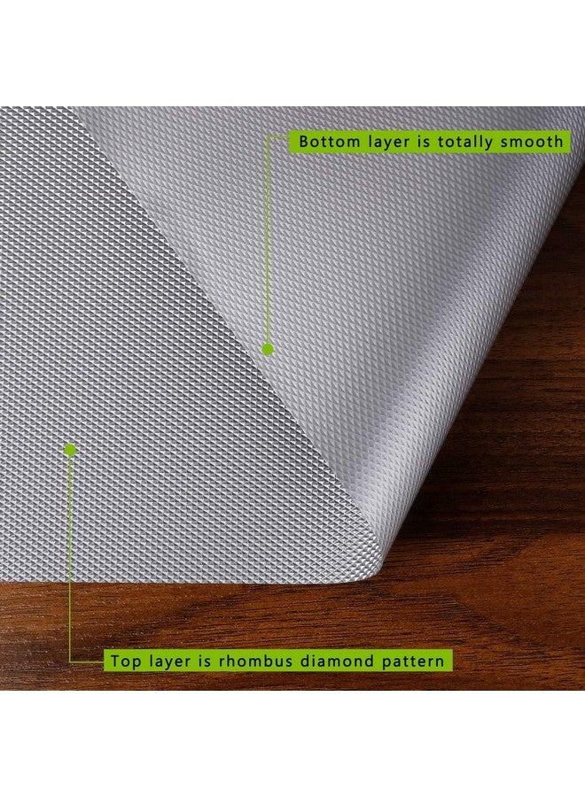 CLAPONE Kitchen Mats for Shelves/Fridge Liners/PVC Mats for Kitchen/Shelf Liners/Multipurpose Anti-Slip Mat/Sheet for Fridge/Kitchens/Cupboard/Drawers/EVA Mat (PaleGrey, 45cm X 5 Mitre) - Image 2