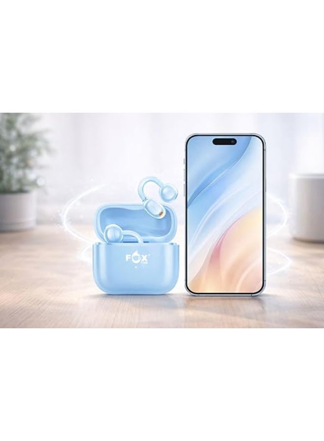 Fox Core ClipBuds Wireless Bluetooth Earbuds, Blue, Noise Cancelling, with Ear Clip and Bluetooth 6.0 Connectivity, High-Definition Sound - Image 2