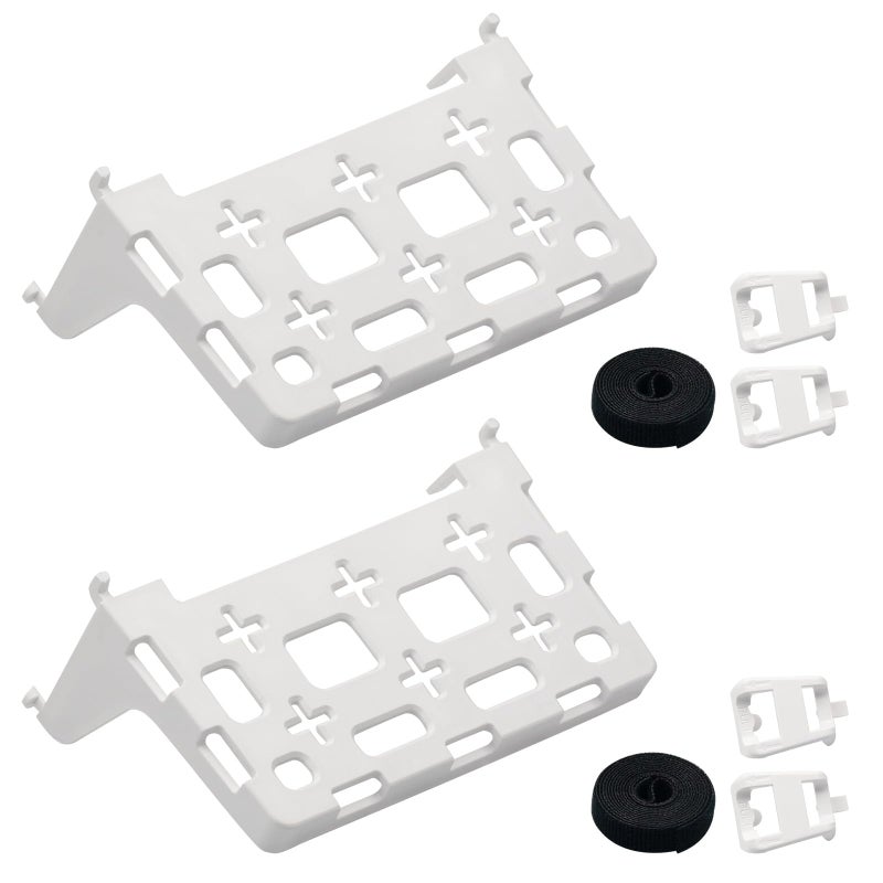 Miyolo 2Pcs 49605-Aub Structured Media Panel Accessories Structured Media Enclosure Universal Shelf Mounting Bracket For Leviton Media Panel -That Supports 20Lbs Of Weight - White - Image 1