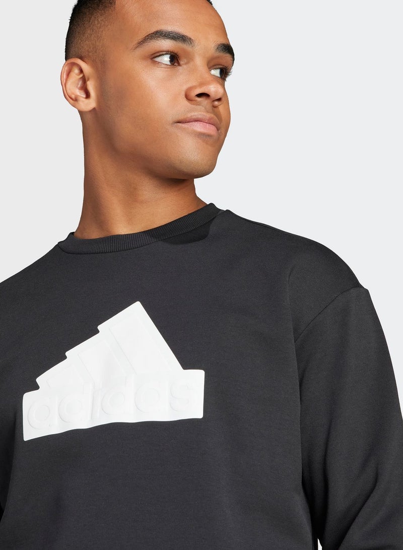 Adidas Future Icons Badge Of Sport Sweatshirt - Image 3