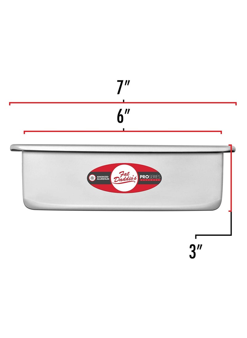 Fat Daddio's قوالب الكيك المربعة المصنوعة من الألومنيوم المؤكسد من Fat Daddio's - Image 2