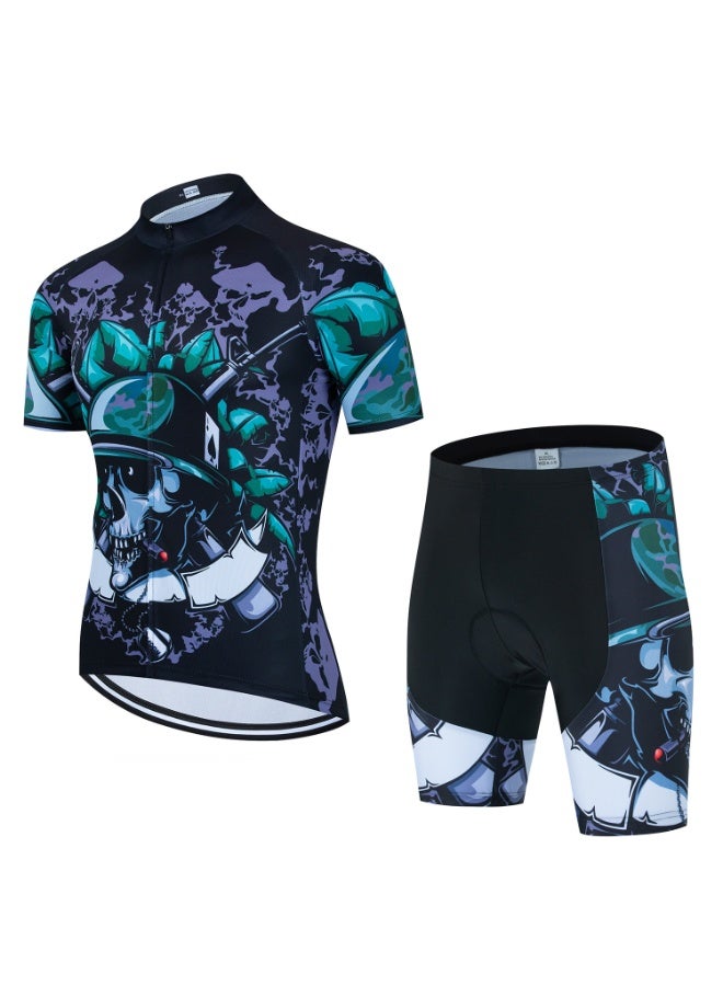 KUYING Summer Short Sleeved Cycling Suit Set  - Image 1