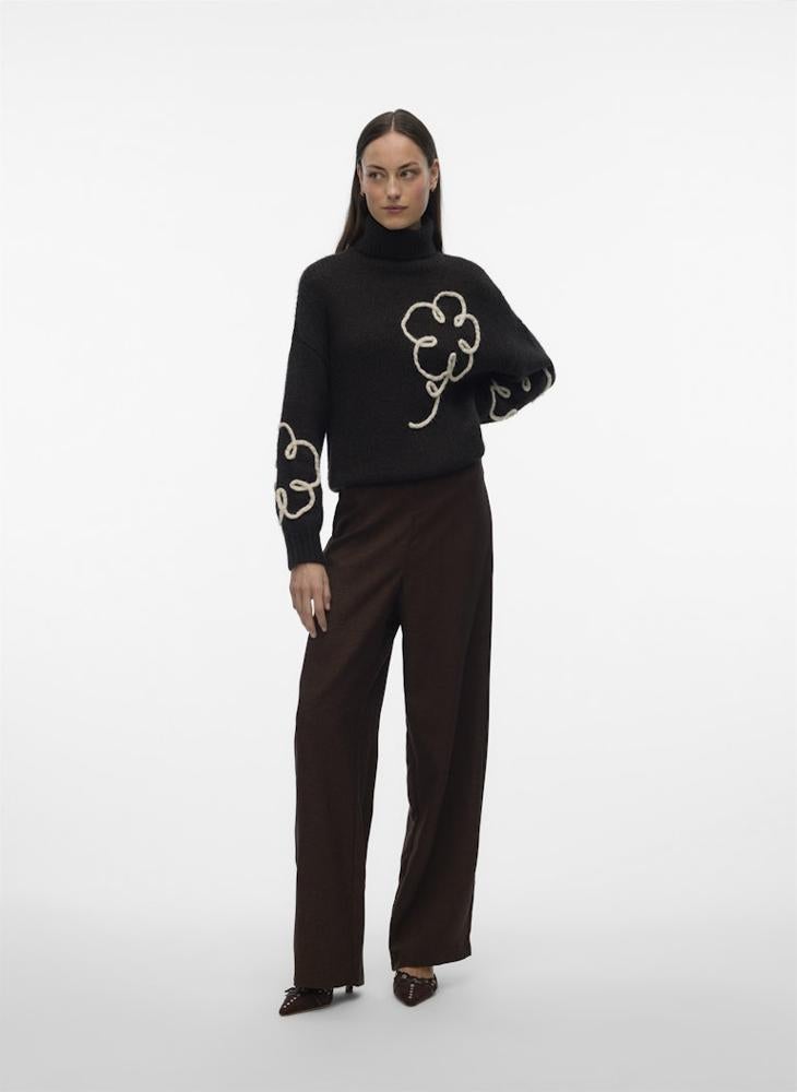 VERO MODA Vmfatima Long Sleeve Rollneck Pullover Sweaters - Image 5