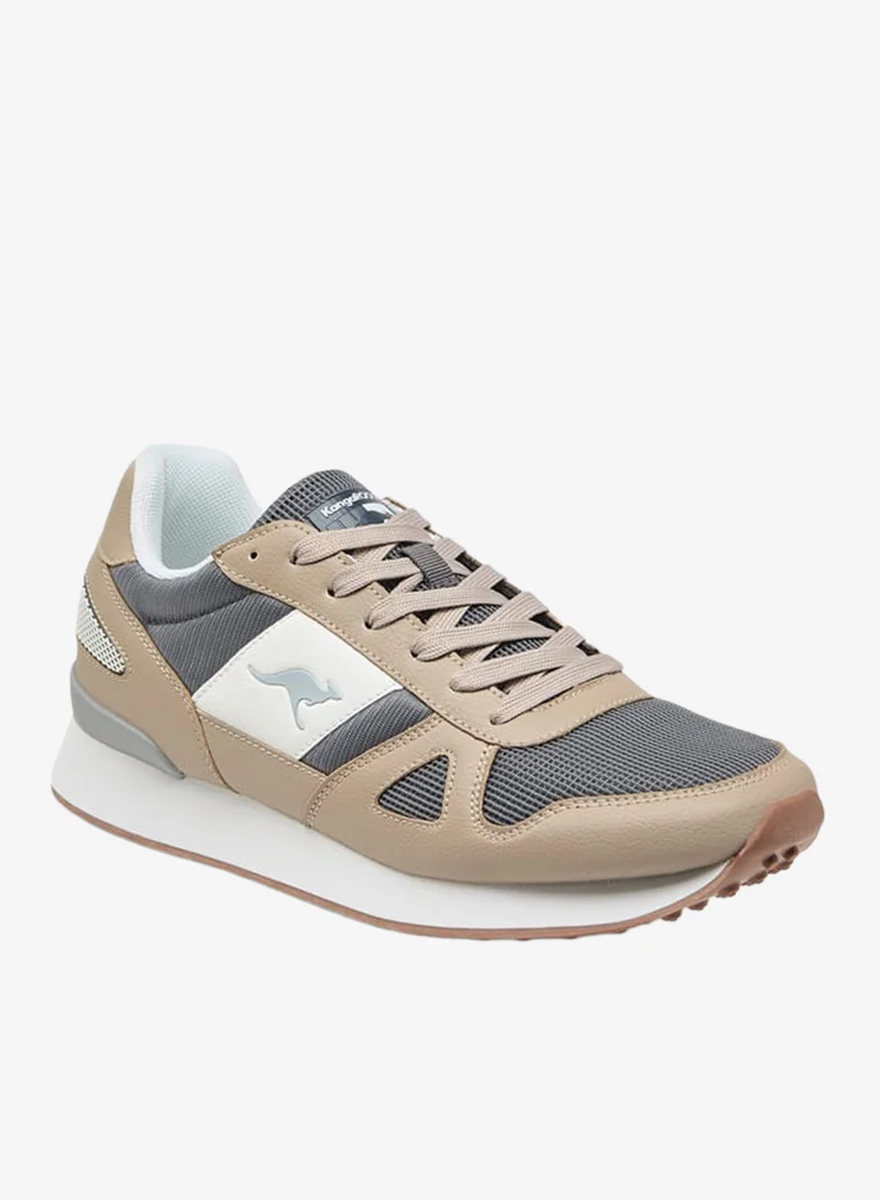 كانغاروس حذاء رياضي رجالي برباط بتصميم متباين