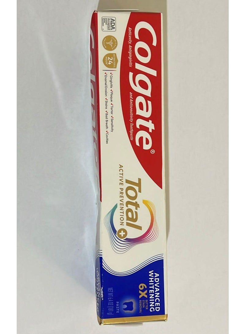 Colgate Total Advanced Whitening Toothpaste 181g