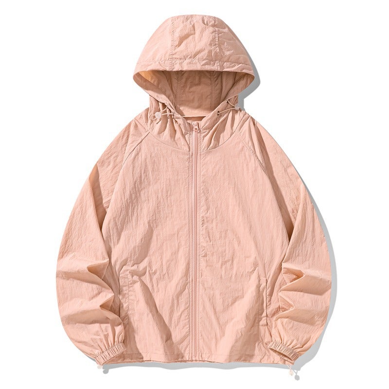 Light Shield Sun Protection Clothing Lightweight Portable Outdoor Sports Quick-drying Clothing UV Protection Jacket Summer Couple Black - Image 3