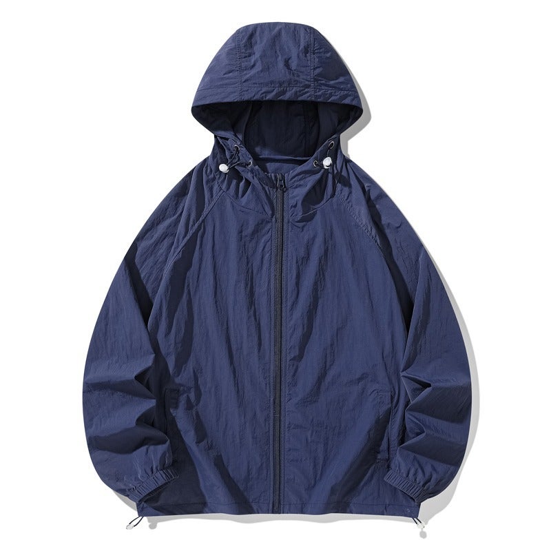 Light Shield Sun Protection Clothing Lightweight Portable Outdoor Sports Quick-drying Clothing UV Protection Jacket Summer Couple Black - Image 2