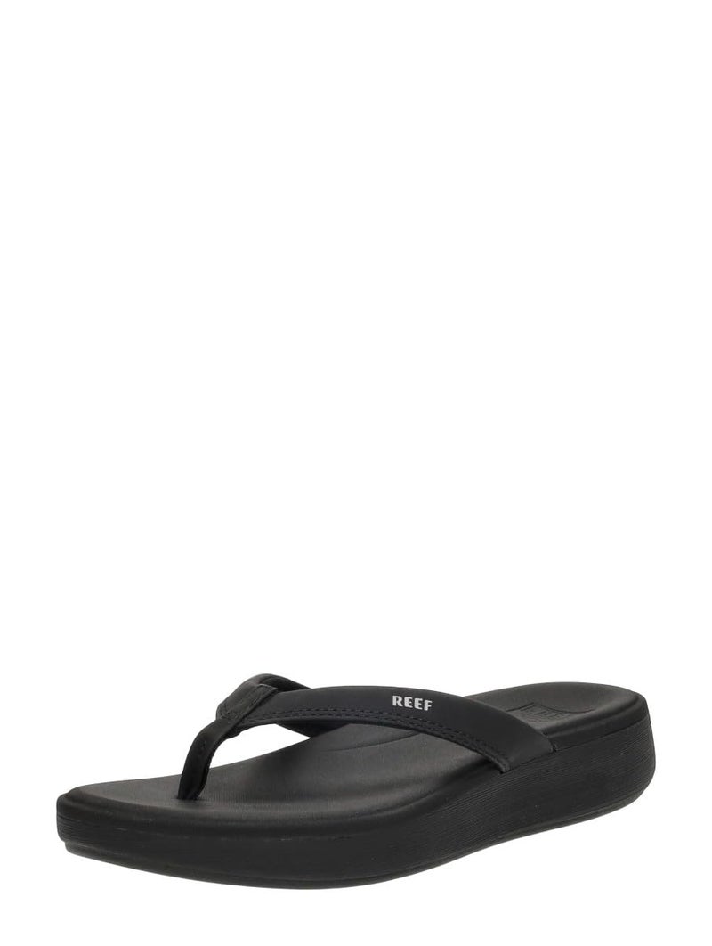 Reef Cushion Cloud Womens Flip Flop, Super Soft Molded Footbed, Arch Support, Black, 9 - Image 4