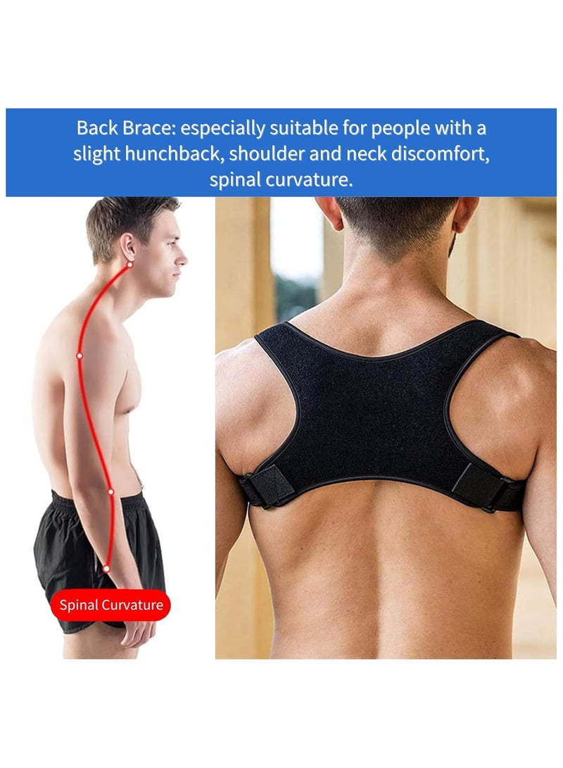 Generic Posture Corrector for Women, Back Brace for Men, Adjustable Posture Corrector, Shoulder Brace, Back Posture Corrector Women, Back Pain Relief, Posture Brace, Back Straightener, Upper Back Support  - Image 3