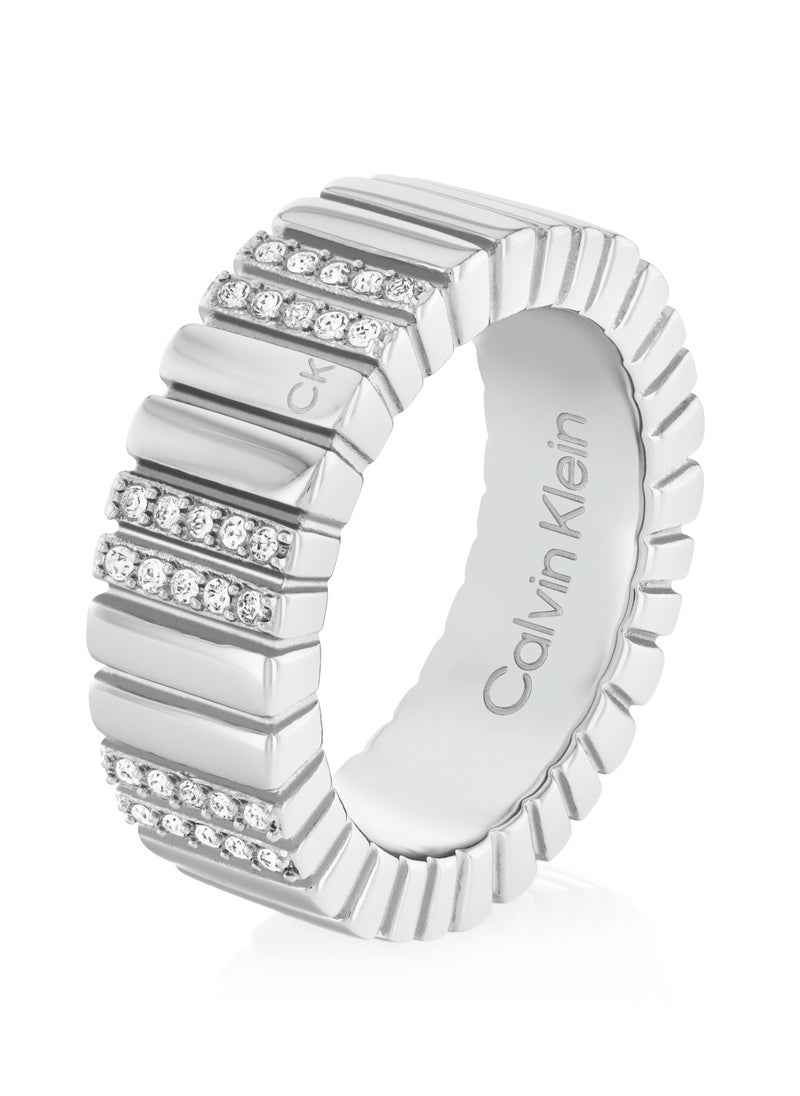 CALVIN KLEIN CALVIN KLEIN JEWELRY MINIMALISTIC METALS WOMENS RING - 35000440C  - Image 1