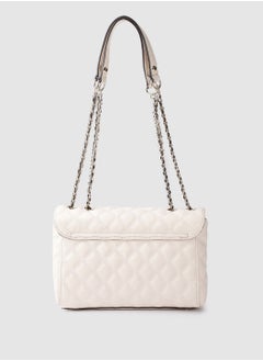 Off White Quilted Structured Shoulder Bag - pzsku/ZBD475A9E2C6D9DC6949DZ/45/_/1738551150/590f17c7-0ba7-445b-9fc5-28ded94bcfee