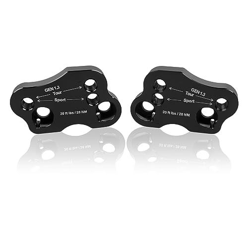 HAONEL Handlebar Risers CNC Aluminum Replacement for Honda Goldwing 1800 GL1800 2018-2023 Black Handlebar Extension Adapters Clamp - Image 5