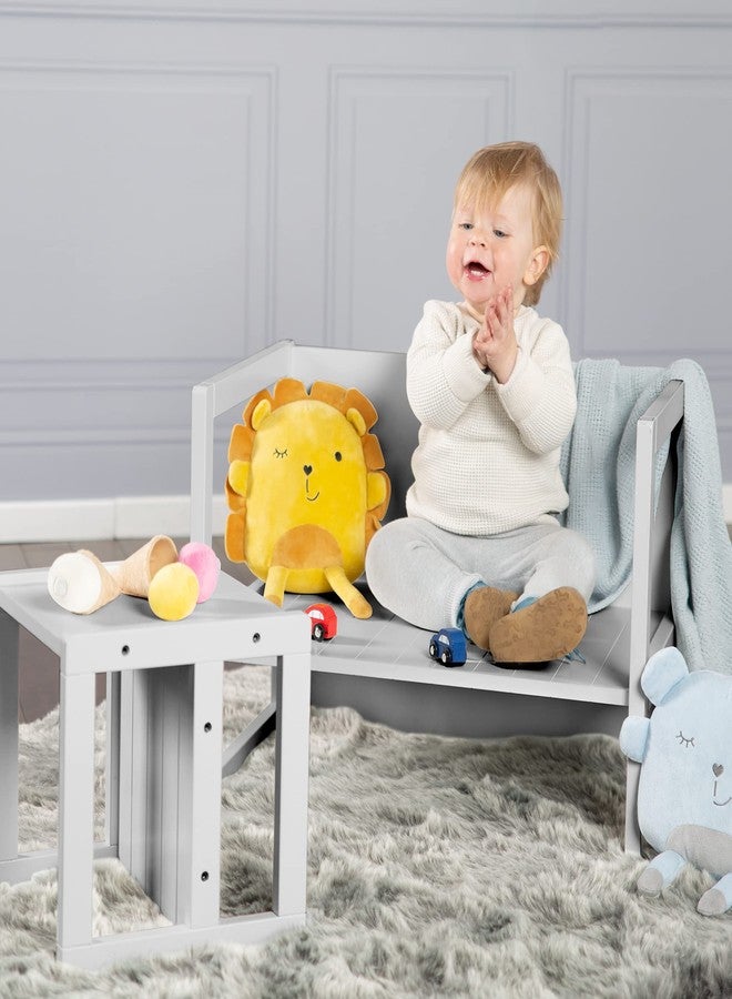 Roba-Kids Country-Farmhouse: Children's Gray Kids Chair - Image 4