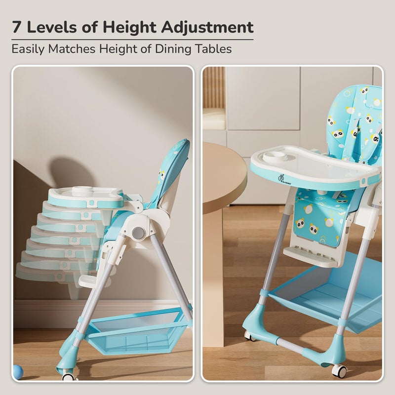 R for Rabbit Marshmallow High Chair - Adjustable & Reclining - Image 2