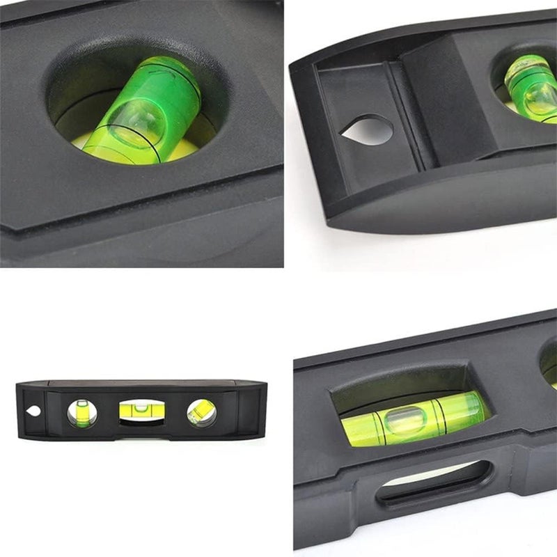 Winnsty 2 Pcs Magnetic Torpedo Level, Spirit Level 3 Bubble Torpedo Magnetic Level Bubble Measuring Tool (6 inch) - Image 3