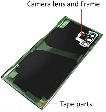 ZVB Galaxy Note 10 Plus Back Cover Glass Housing Door Replacement with Camera Lens Parts for Samsung Galaxy Note10+ Note10 Plus 5G +Tools (Aura Glow) - Image 2