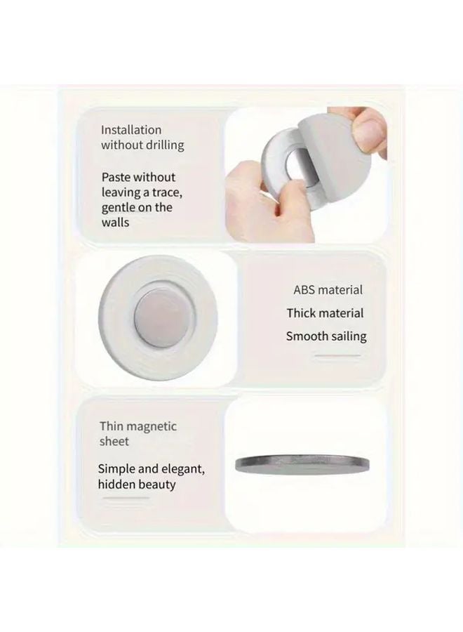 16pcs Magnetic Holders For Remote Controls TV And Air Conditioning No Drilling Wall Mounting - Image 5